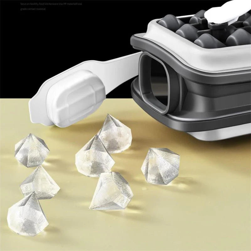 2in1 Portable Silicone Ice Ball Mold Ice Maker Water Bottle Ice Cube Mould Bottl